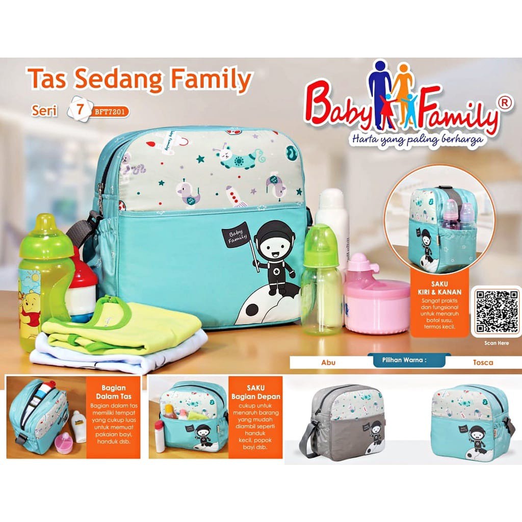 Scots Tas Baby Kecil Baby Family 07  BFT7101