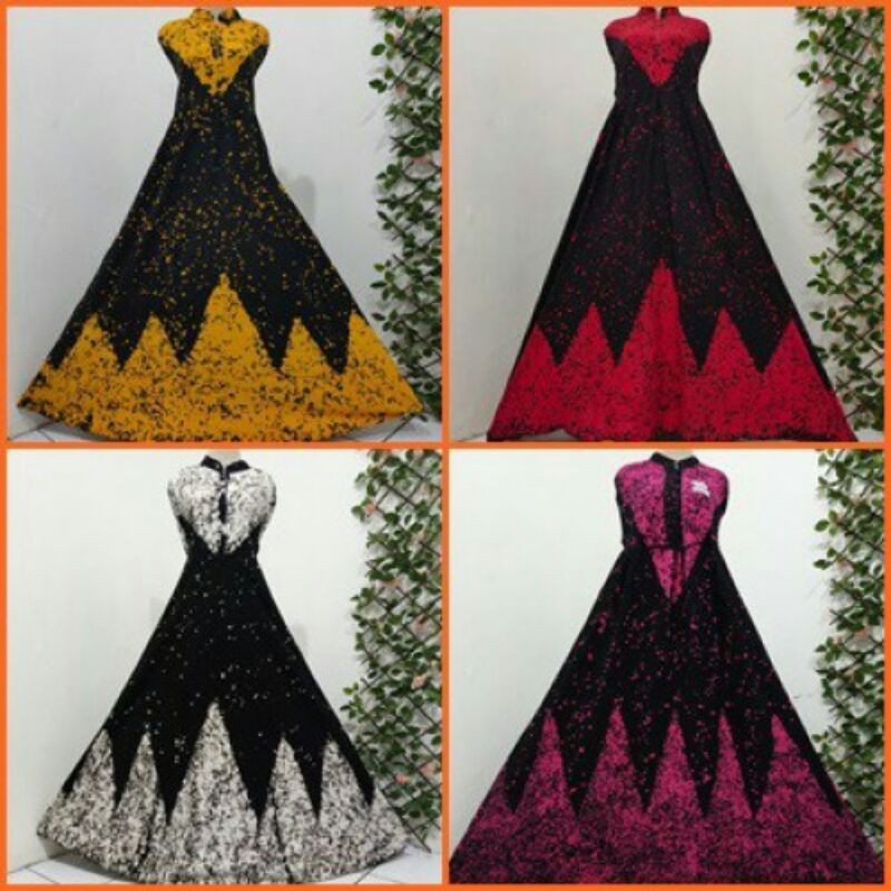Gamis Batik Wanita Perempuan Twill Original Best Quality