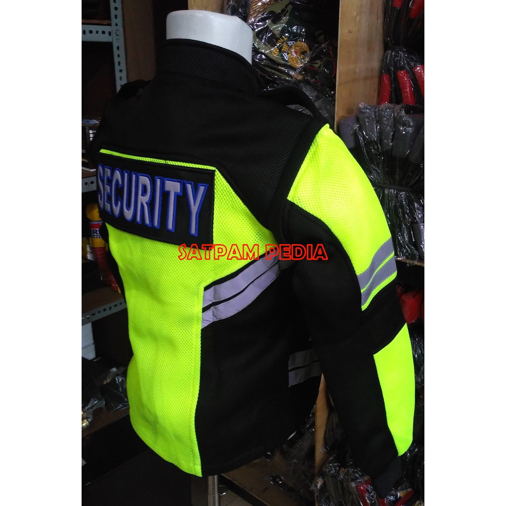 Rompi Jaket Double Mesh Security - Rompi Jaket Double Mesh