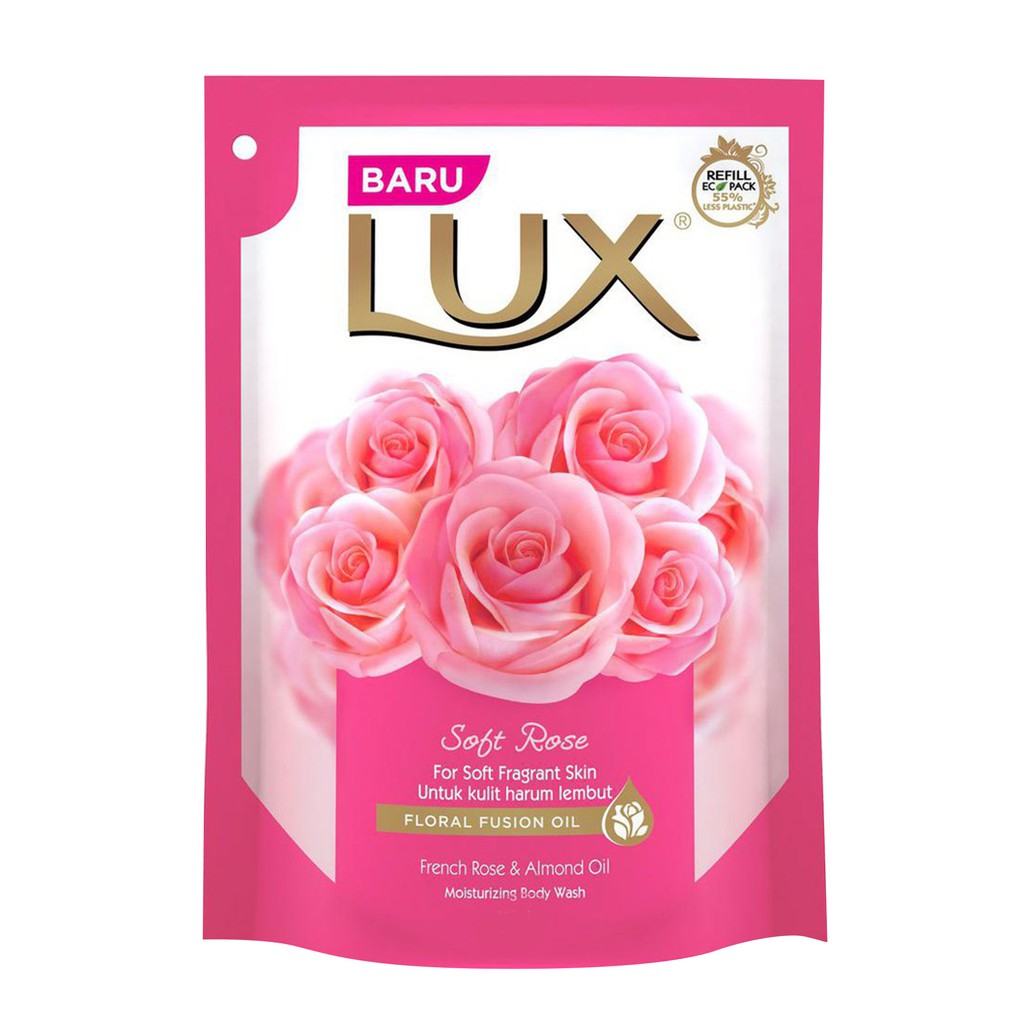 Supermarket Sabun Cair Lux Soft Rose Sabun Mandi 250ml