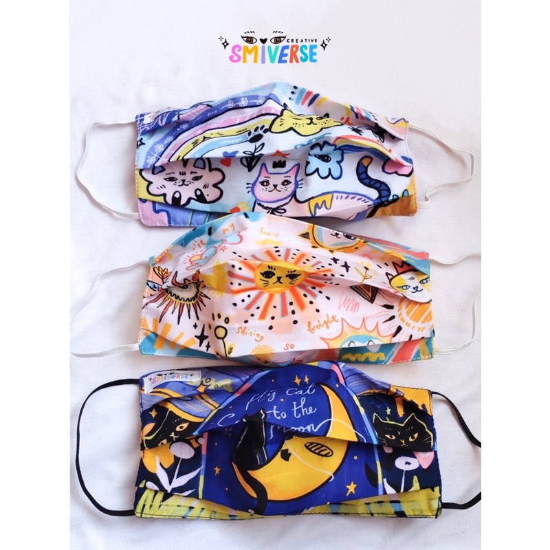 Masker Dewasa Motif (Headloop)