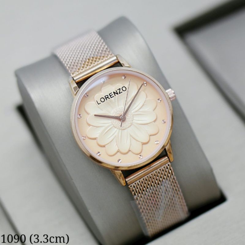 Jam Tangan Lorenzo ORIGINAL Wanita Tali Pasir
