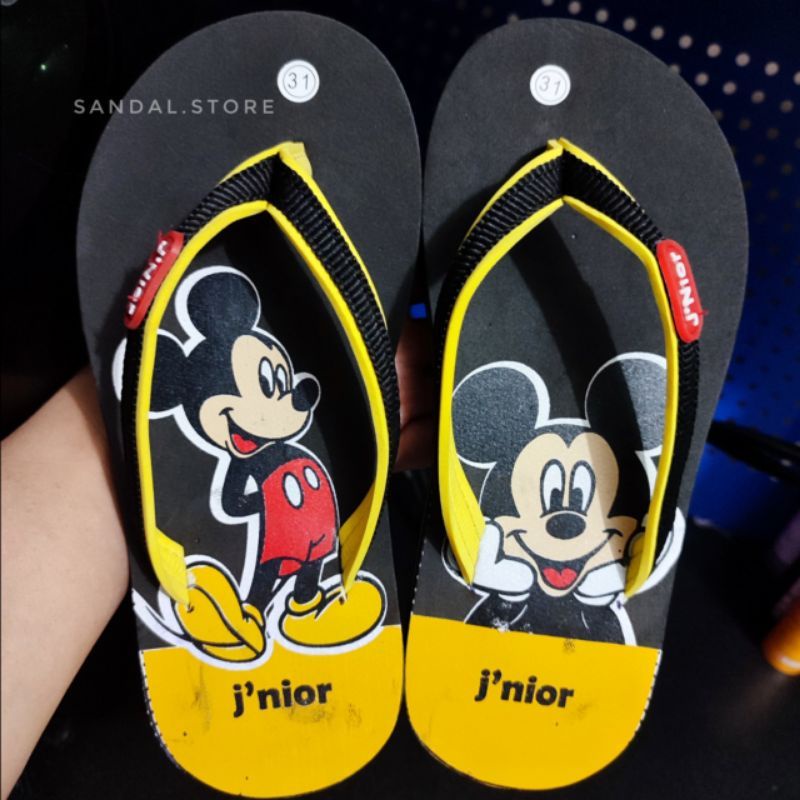 Sandal Jepit Anak Cewe/Cowo Mickey