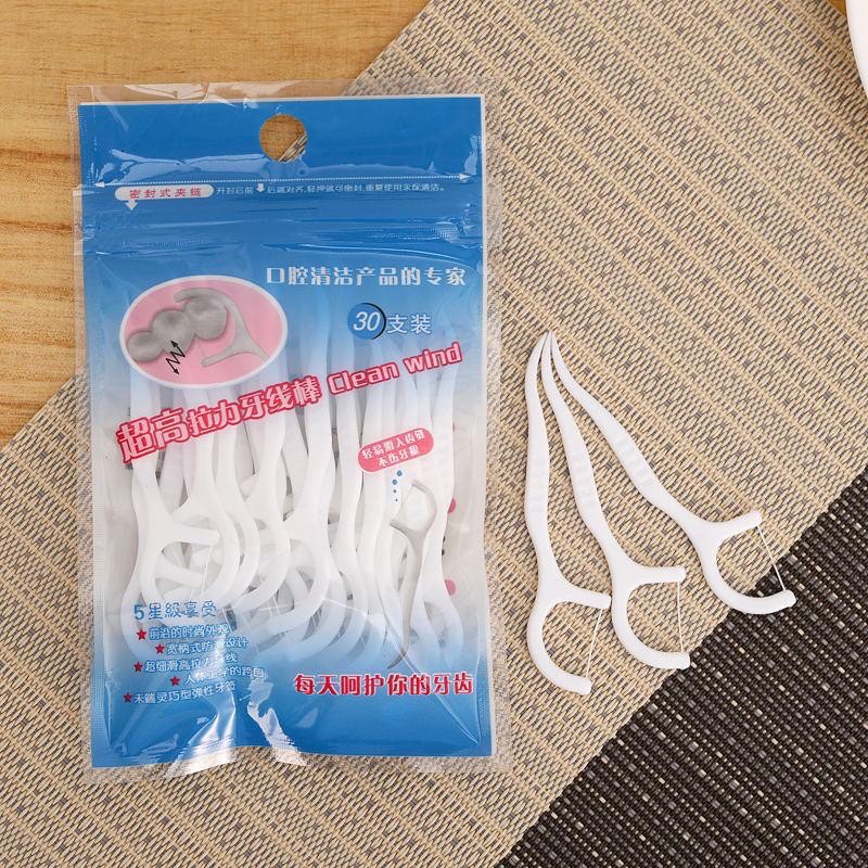 DENTAL FLOSS PICK / 1 PACK ISI 30 PCS