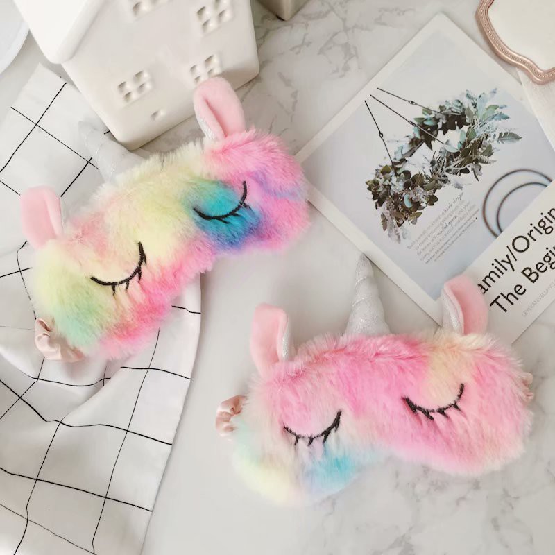 Penutup Mata Unicorn untuk tidur / Tutup Mata Unicorn Untuk Tidur Rainbow