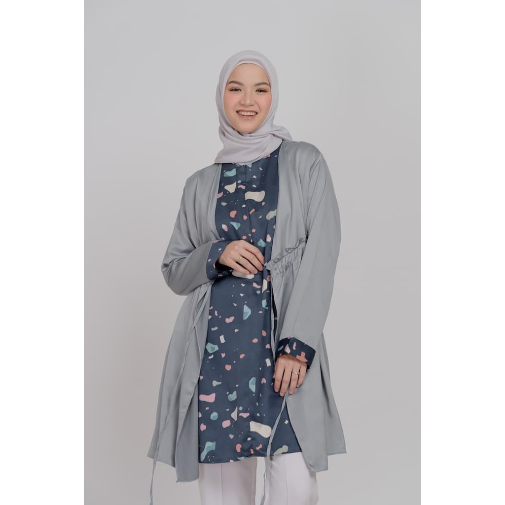 ZM Zaskia Mecca - Winata Grey Tunik