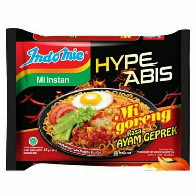 

Indomie geprek