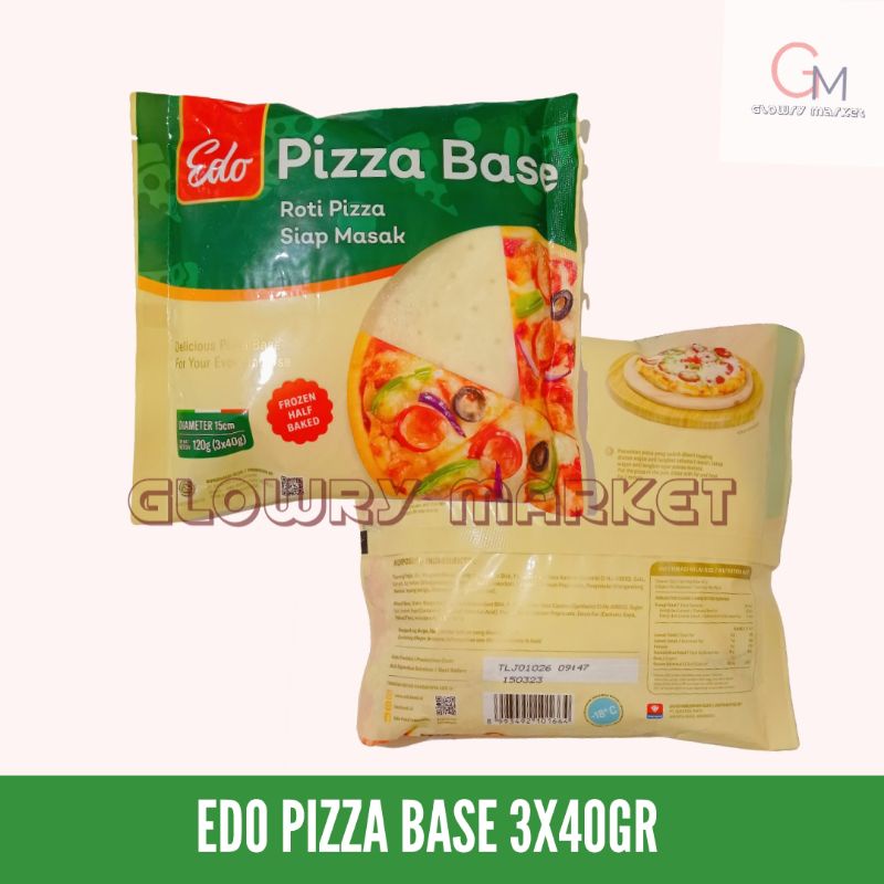 

EDO PIZZA BASE 3X40GR KULIT PIZZA 120gr KULIT PIZA