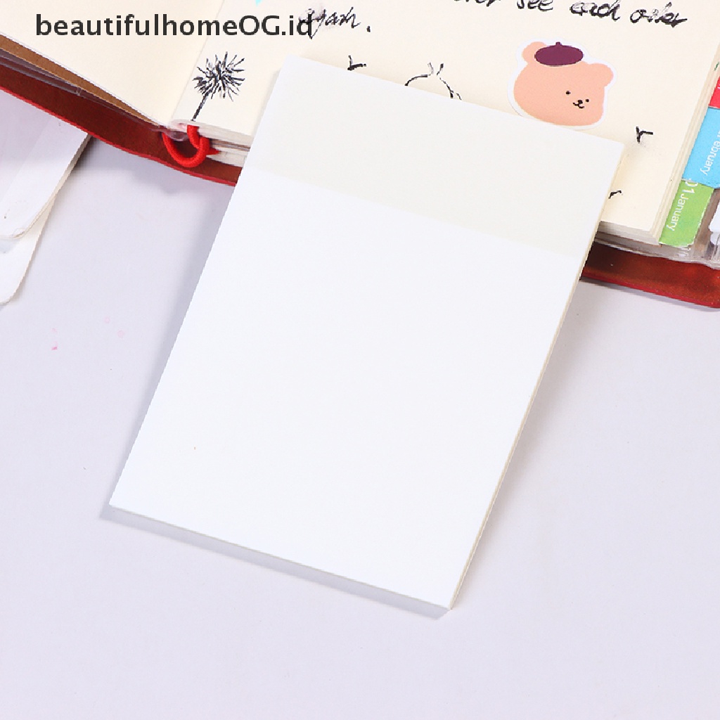 50 Lembar Sticky Notes Transparan Anti Air