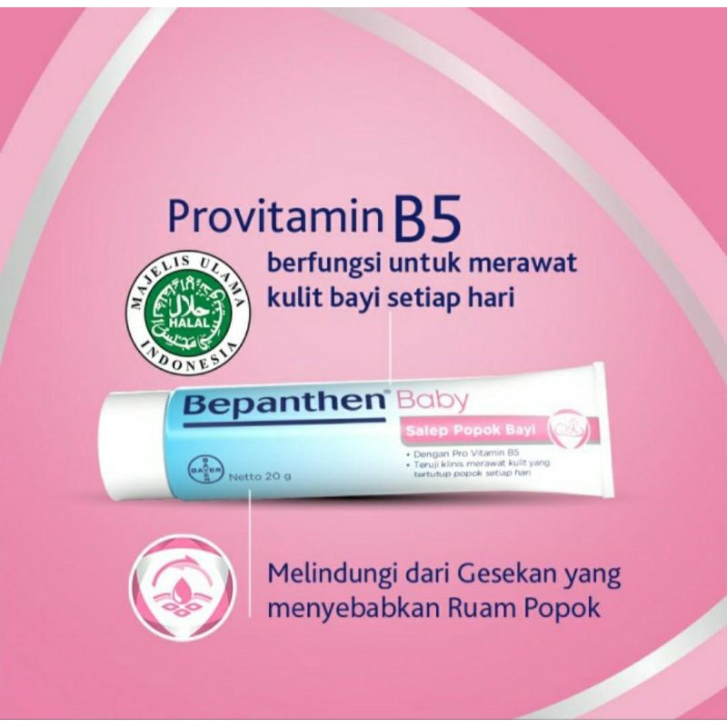 ORIGINAL BEPANTHEN BABY 20 G / SALEP KRIM BAYI RUAM POPOK BEPANTHEN 20 GRAM