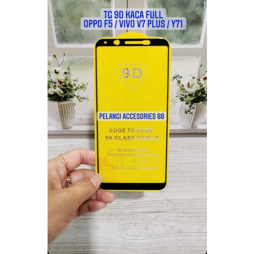 TEMPERED GLASS VIVO V7 PLUS / Y71 / V7+ ANTIGORES FULL LEM FULL COVER 9D ANTI GORES KACA