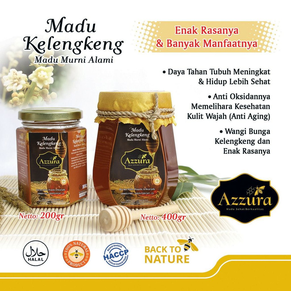

MADU KELENGKENG MURNI ALAMI DARI AZZURA MADU MONOFLORA TERNAK LEBAH MADU DARI NEKTAR KLENGKENG 100% TERJAMIN ASLI MURNI ALAMI