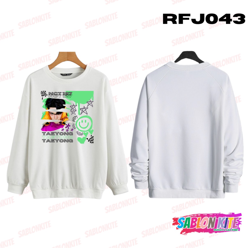 MURAH!!! HOODIE SWEATER NCT 127 TAEYONG STICKER PAINT RFJ043