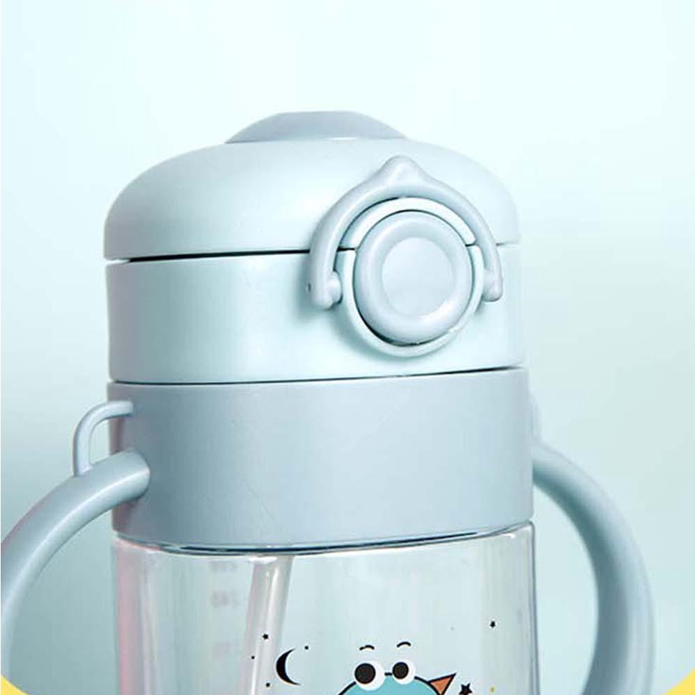 Needway Botol Air Minum Anak Portable 280ml Bayi Plastik Anak Memantul Tutup Cangkir Mug Outdoor