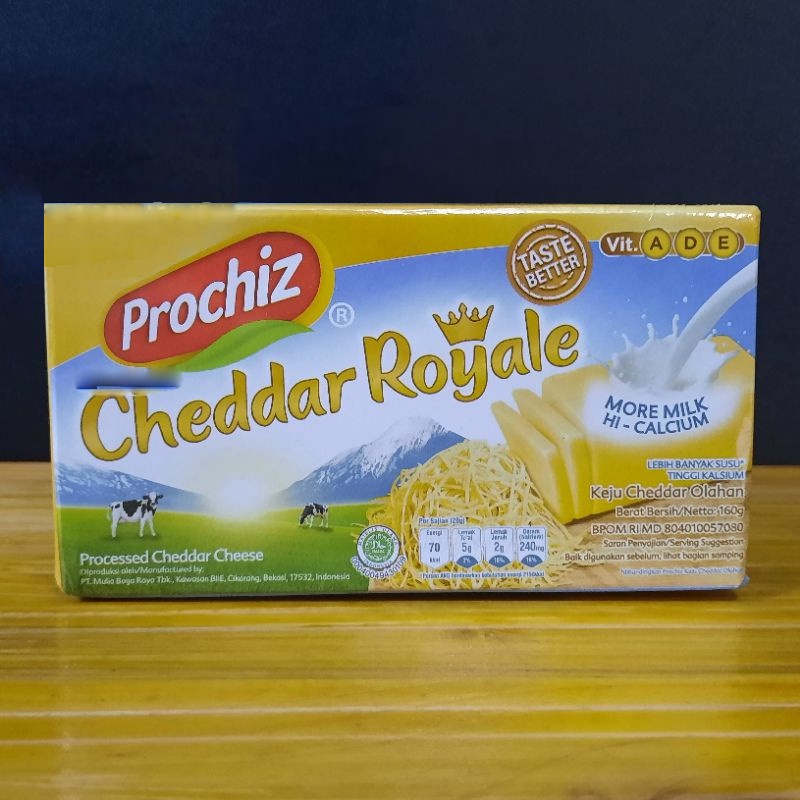 

PROCHIZ Processed Cheddar Cheese Royale Box 160gr