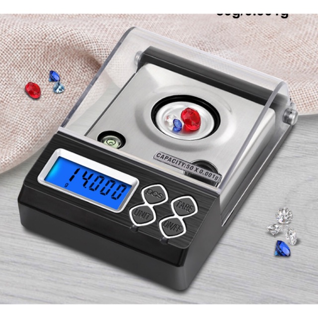 Carat Scale High Precision Electronic 20g/0.001g Timbangan Digital Mini Pocket Jewelry Scale Timbang