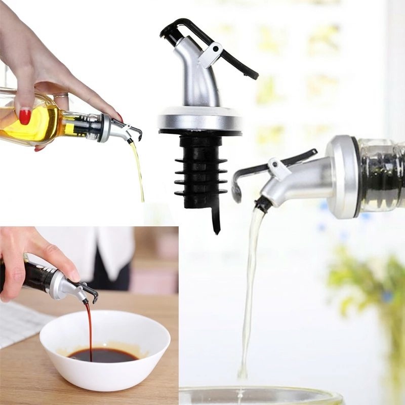 Tutup Botol Kecap Madu Sirup Minyak / Bottle Pourer Ada Tutup / Dumper Oli Anti Bocor coolcolor