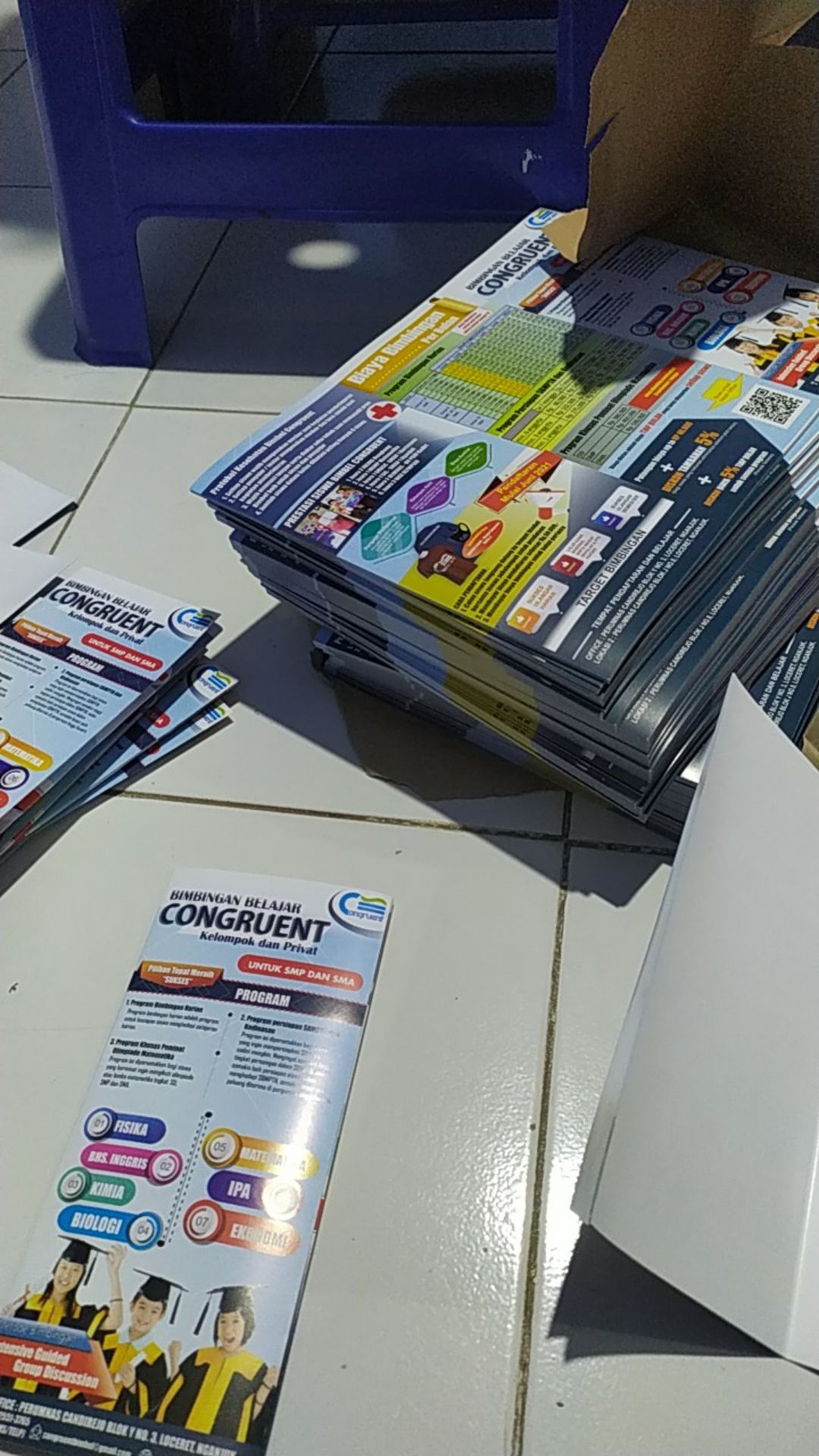 Cetak Brosur A4 1000 Lembar Full Color Art Paper 120gr