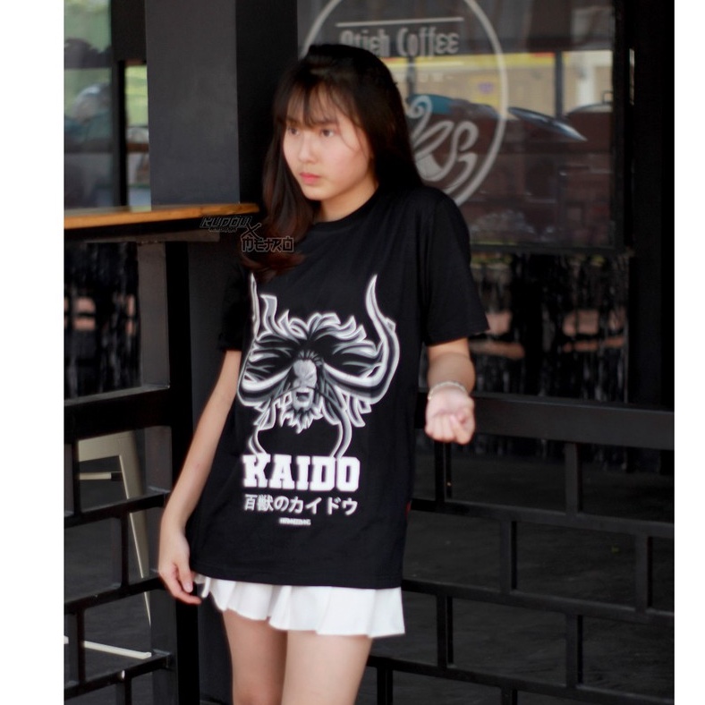 Tshirt Kaido Black Onepiece Mugiwara