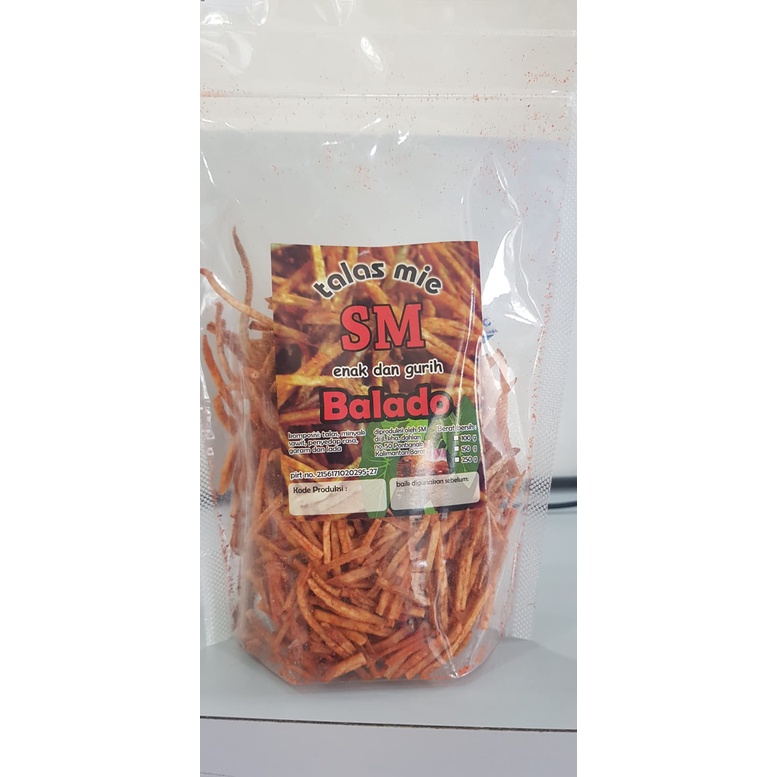 

Talas Mie Balado
