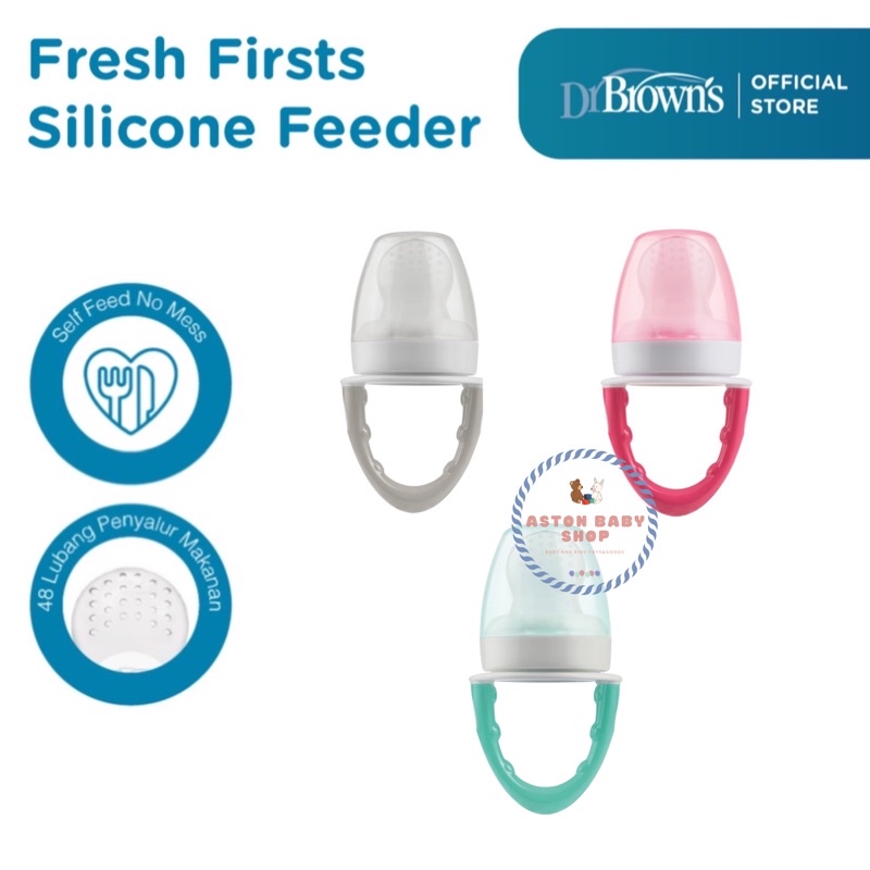 Dr. Brown’s Fresh First Silicone Feeder Dr Brown / Alat Makan Buah Bayi / Empeng Buah