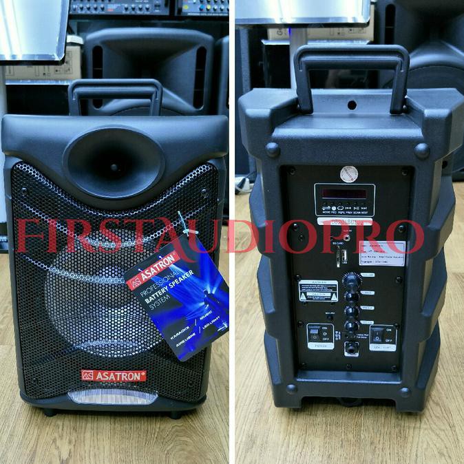 Super Sale Ready Speaker Portable Meeting Wireless Asatron HT 8885 UKM 8 inch Ready Stock
