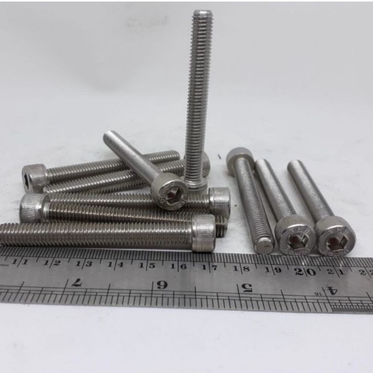 BAUT L STAINLESS M8 X 65 / BAUT 13 KUNCI L6 / L 6 / BAUT L SS M8 X 65 SUS 304 / BAUT L M8X65 STAINLE