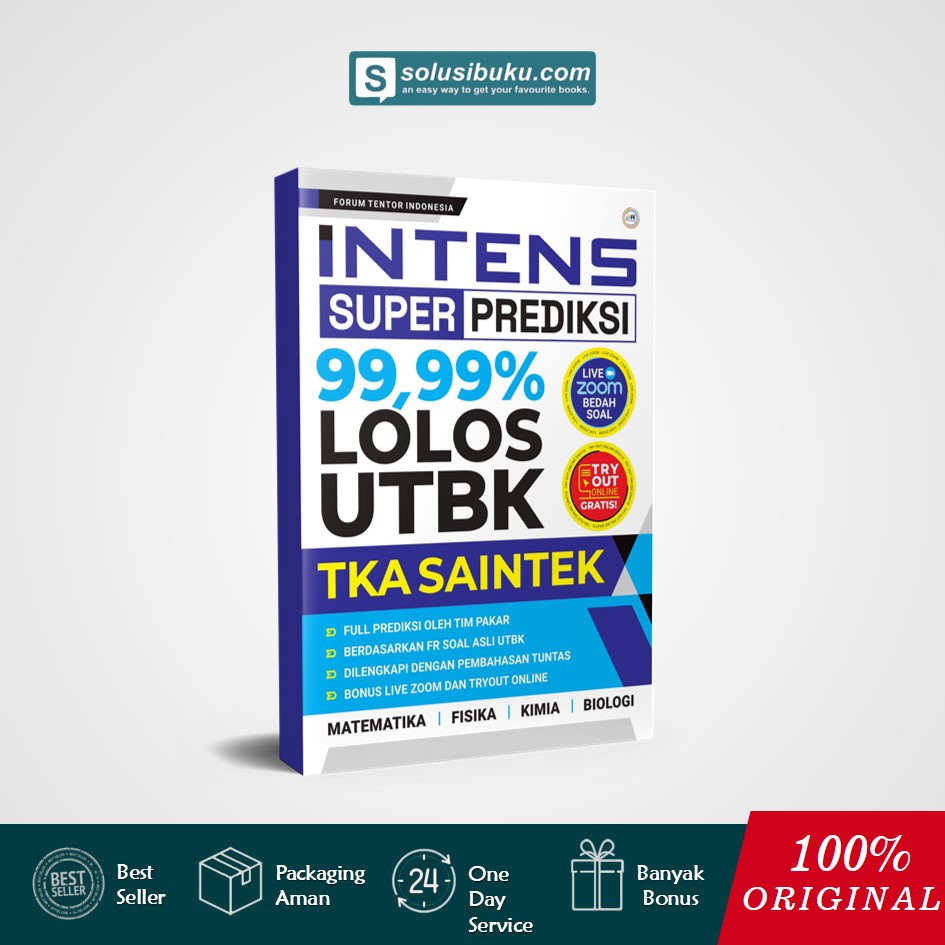 Buku The King Bedah Soal dan Materi TPS UTBK 2023 (Forum Edukasi)-INTENS SAINTEK