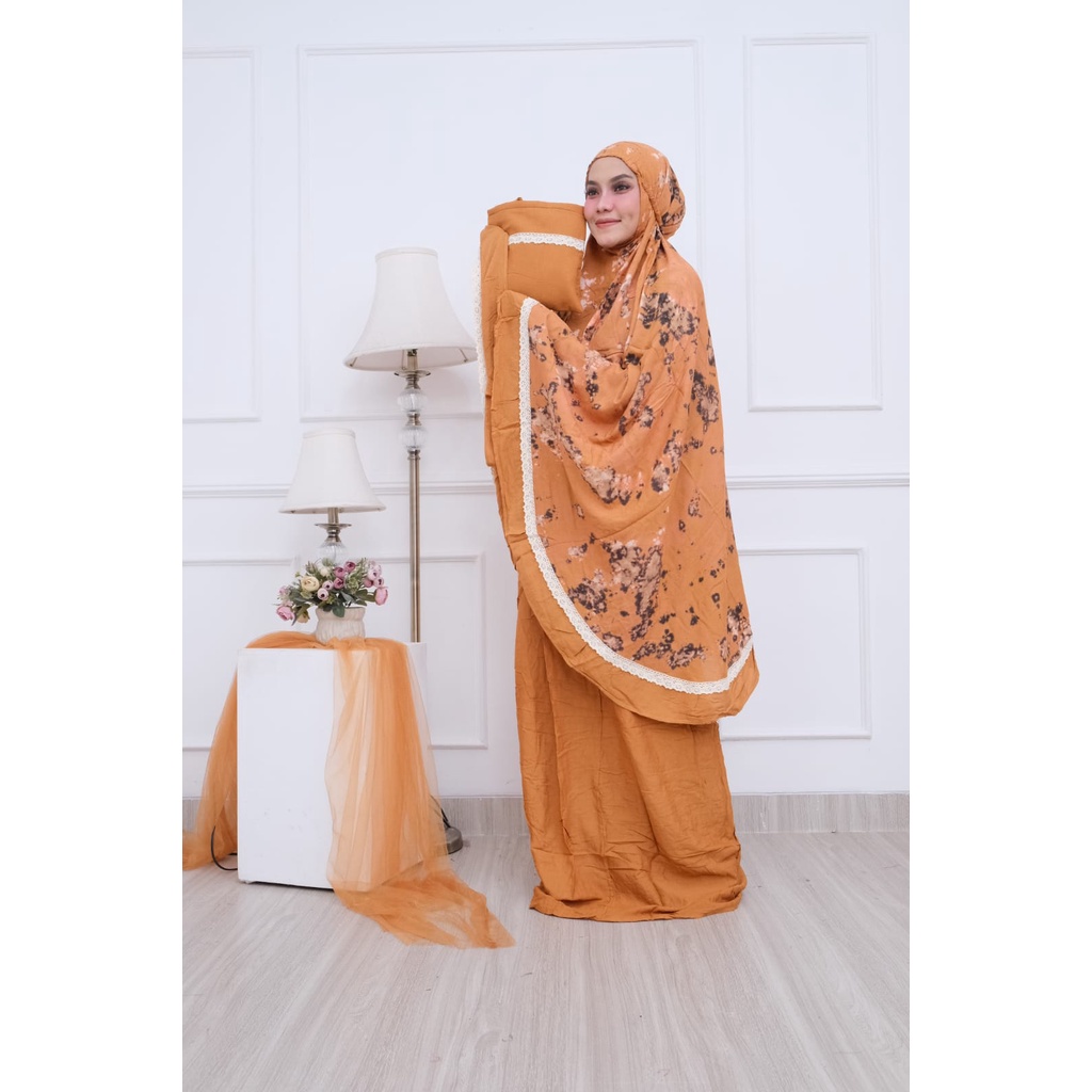 mukena motif tiedye terbaru cantik dan bahan lembut