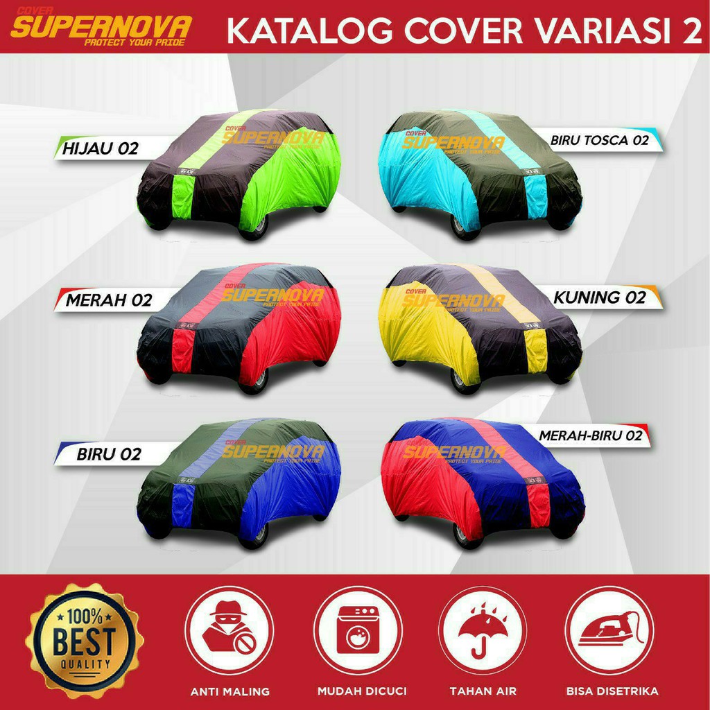 Cover Mobil / Sarung Mobil Avanza, Agya, Brio, Ertiga, Calya, Xpander Polyesther Waterproof Anti Air