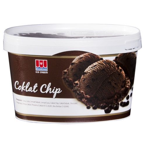 

Es Krim Diamond Coklat Chip/Diamond Ice Cream Choco Chip 700 Ml