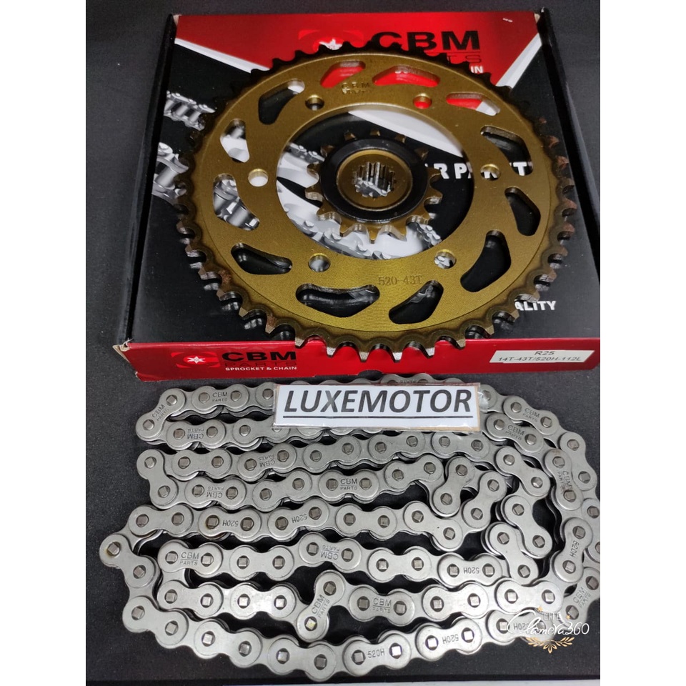 GIR SET GEAR PAKET YAMAHA R25 MT25 R 25 MT 25 BAJA BAKARAN NON ORI