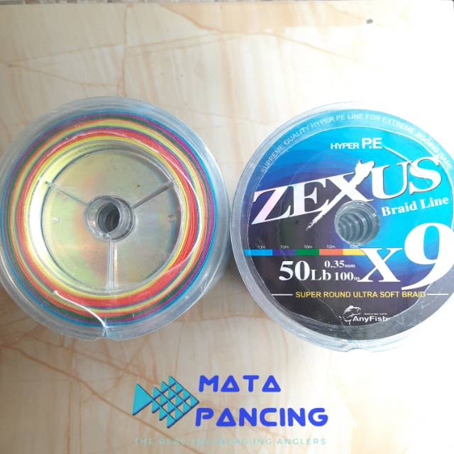 Benang Pancing Anyfish Zexus Hyper PE X9 100m Connecting