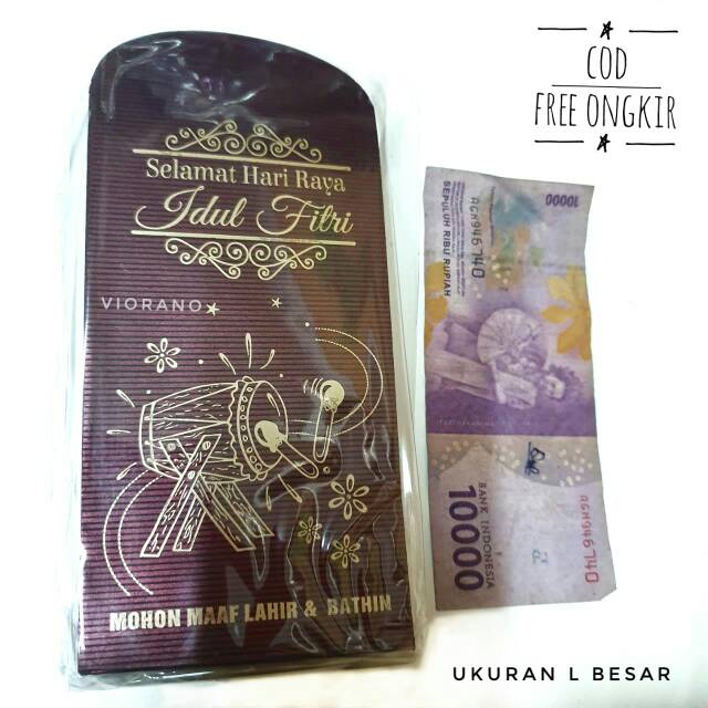 1Pak Amplop Lebaran Ukuran Besar Isi 50 Lembar Premium Mewah Angpau Ukuran L Poli Exclusive