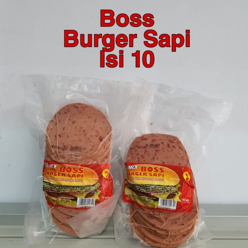 

BOSS BURGER SAPI ISI 10