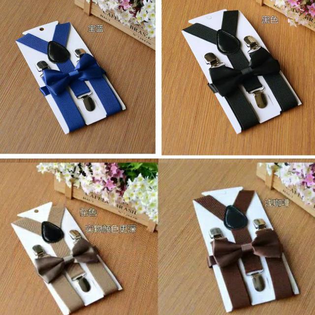 Suspender Anak Balita Set Dasi Kupu