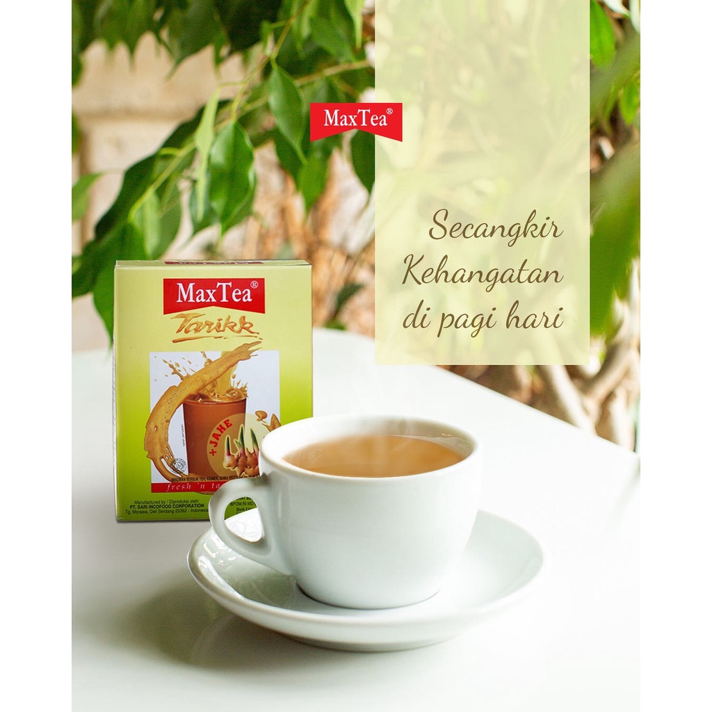 Max Tea Maxtea / TEH TARIK / 1 PACK Isi 30 Sachets Sachet ( 750 gram )