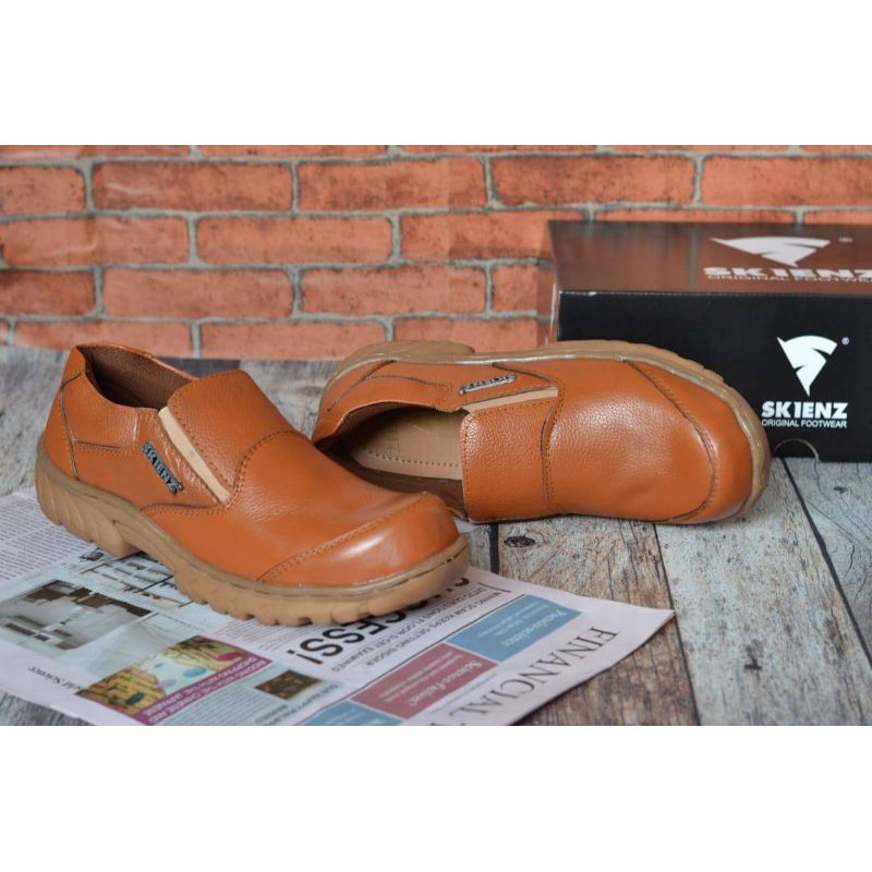 allpatu kasual pria I Akando STONE  kulit safety original Skienz terbaru