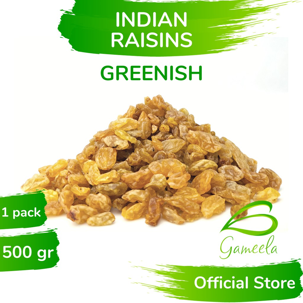 

Gameela Greenish Indian Raisins 500 Gr Kismis India Warna Kuning Kehijauan Rasa Manis Asam Raisin Buah Anggur Kering Dried Grape Fruit Healthy Raw Natural Snack Super Food Resep Bahan Salad Granola Diet Sehat JSR Ayurveda Keto Vegan Ayurvedic Recipe