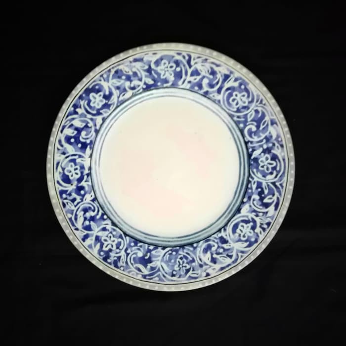 PIRING MAKAN / HIAS SANGO MOTIF MADRIGAL BLUE