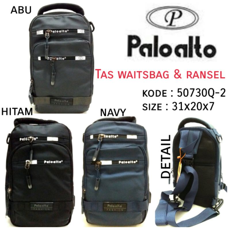 TERBARU TAS 2IN1 PALOALTO 50730Q-2 WAITSBAG RANSEL COWOK