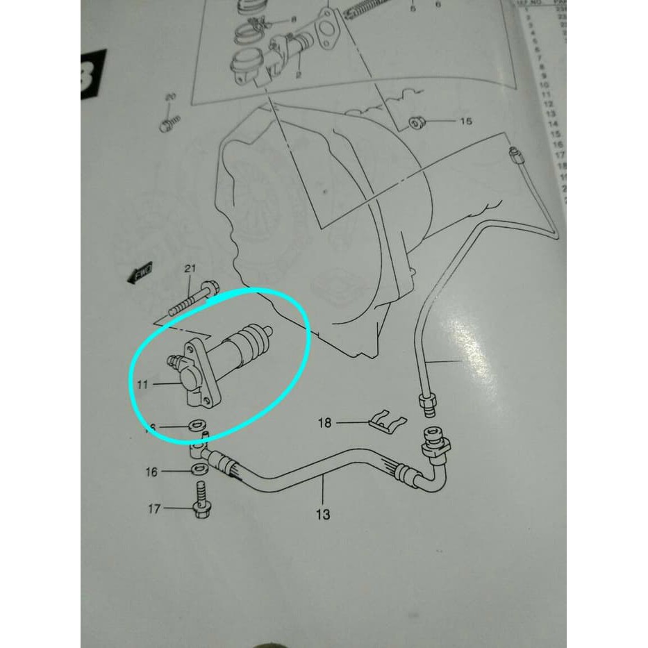 Promo  Master kopling bawah suzuki escudo 2.0 /escudo 1.6