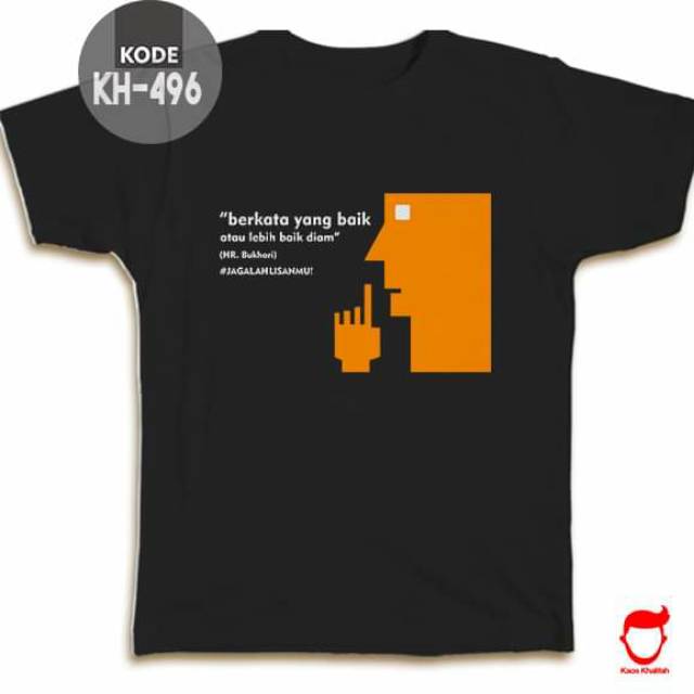 Kaos Kata kalimat mutiara Cotton combed 30s