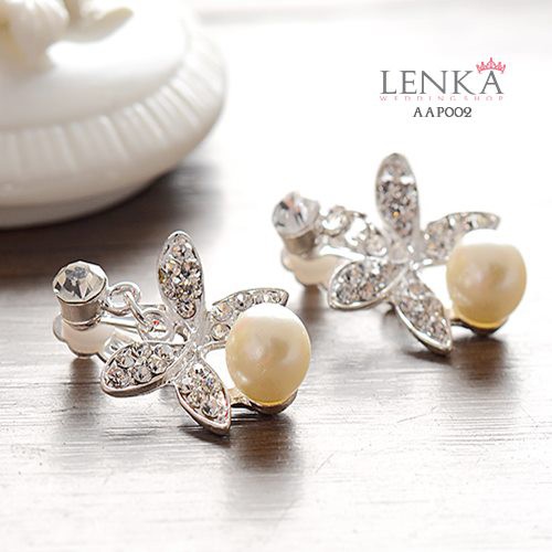 [PRODUK TERLARIS] ANTING PENGANTIN PESTA AKSESORIS WANITA WEDDING BRIDAL AAP002