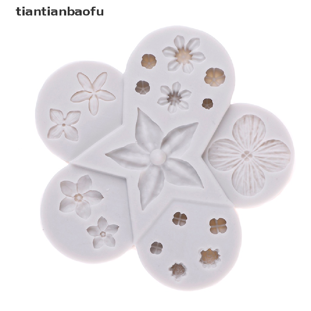 [tiantianbaofu] Flower silicone mold fondant mold cake decorating tool chocolate gumpaste mold Boutique