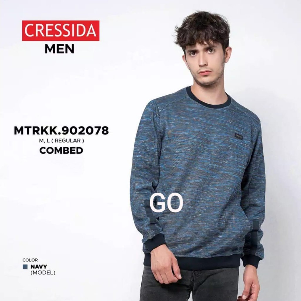 gof CRESSIDA SWEATER Reguler  Pakaian Pria Outerwear Cardigan Jaket Casual Santai Lengan Panjang