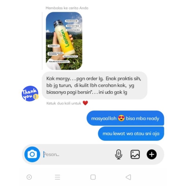 Sari lemon fresh 250ml 100% murni original tanpa bahan pengawet dan gula sehat dan bikin langsing