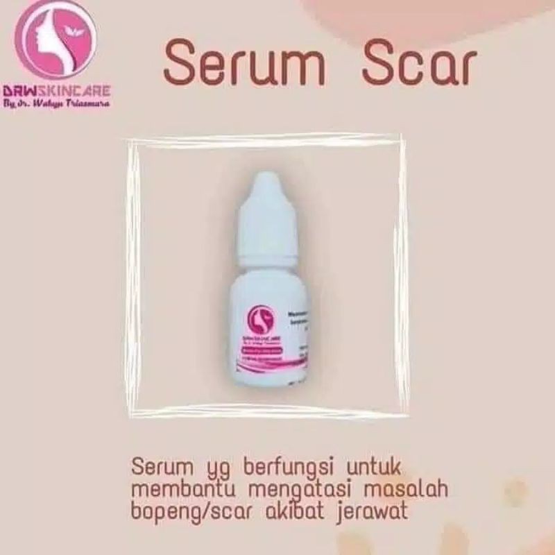 serum scar drw skincare / serum bopeng drw / serum bekas jerawat berlubang 100%ORIGINAL BPKM