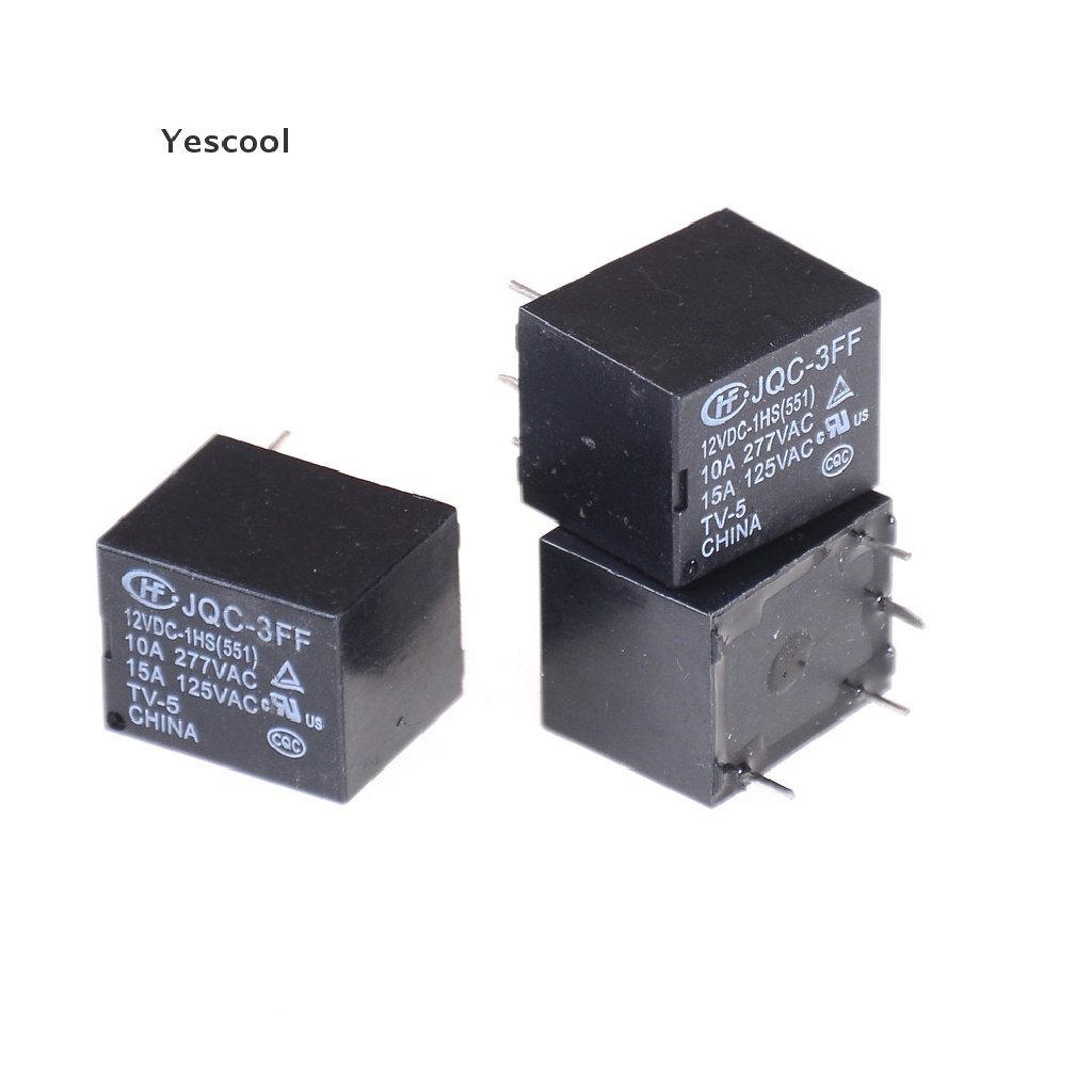 5pcs 12VDC SRD-S-112DM 15A 125VAC 4pin Coil Power Relay 0 0 0 0 0