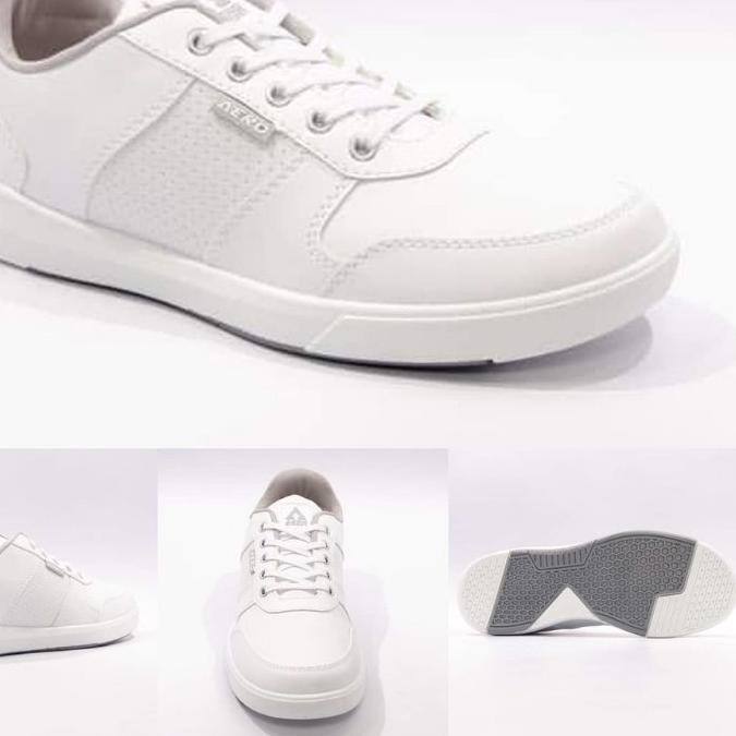 Bayar Ditempat 3.3 Aerostreet SEPATU CASUAL WANITA PRIA UNISEX ELEGAN White Series AEROSTREET ARTHUR